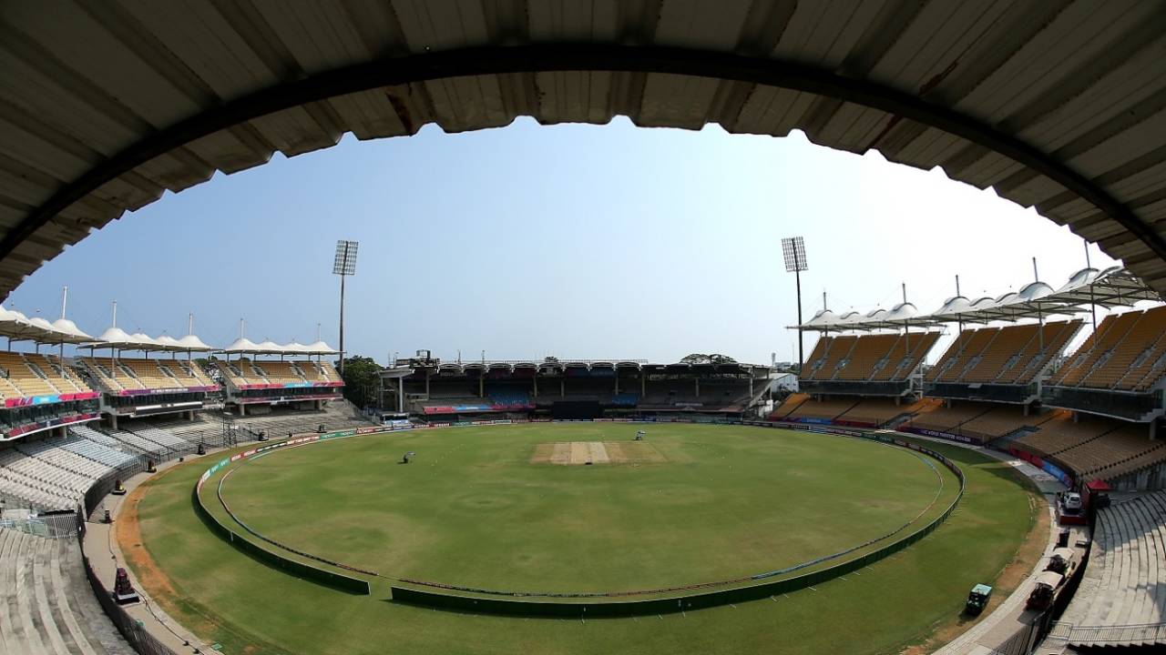 General view of the MA Chidambaram Stadium, Chennai, March 16, 2016