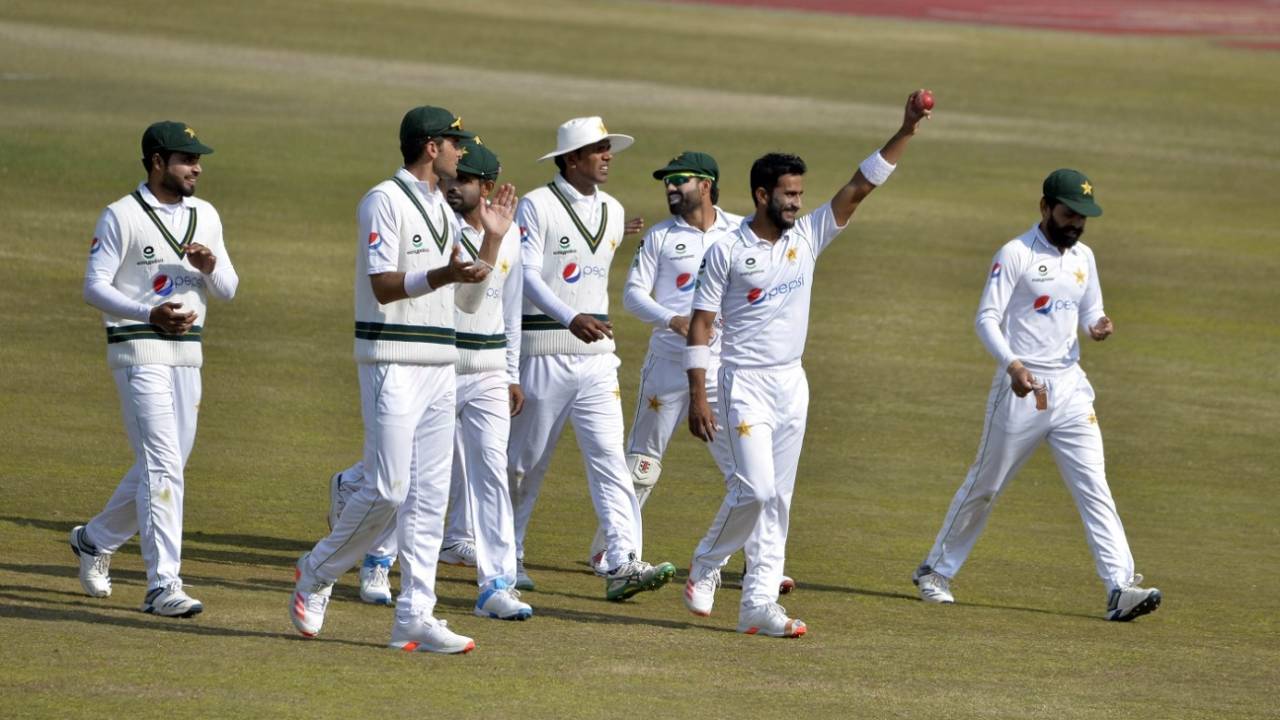 Hasan Ali picked up his second five-for in Tests, Pakistan vs South Africa, 2nd Test, Rawalpindi, 3rd day, February 6, 2021