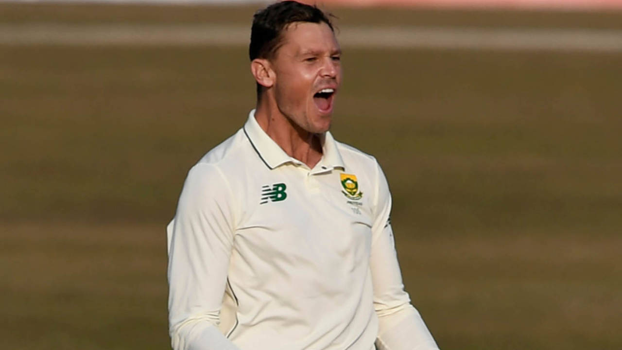 George Linde's wickets kept South Africa interested, Pakistan vs South Africa, 2nd Test, Rawalpindi, 3rd day, February 6, 2021