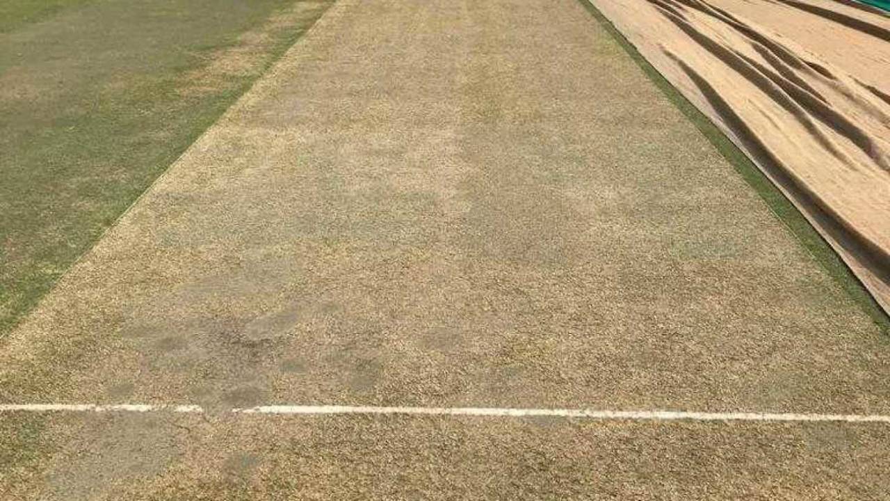 The pitch for the second India vs England Test in Chennai, Chennai, February 11, 2021