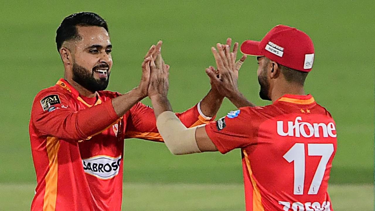 File photo: Faheem Ashraf finished with 4-0-31-1 on Wednesday night&nbsp;&nbsp;&bull;&nbsp;&nbsp;AFP via Getty Images