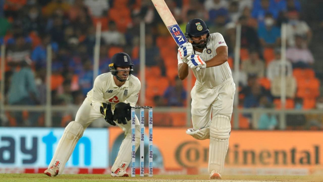 England were aggrieved when Rohit Sharma was given not out following an appeal for a stumping&nbsp;&nbsp;&bull;&nbsp;&nbsp;BCCI