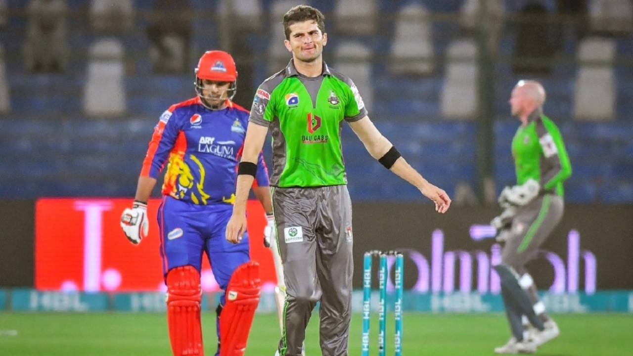 Shaheen Shah Afridi got the wicket of Babar Azam, Karachi Kings v Lahore Qalandars, PSL 2021, Karachi, February 28, 2021
