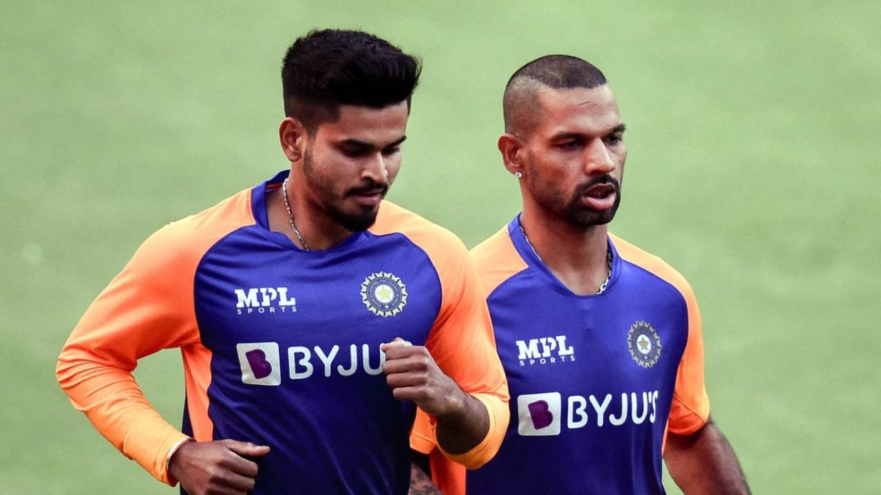 Shreyas Iyer and Shikhar Dhawan are among the seven members of India's camp who have tested positive for Covid-19&nbsp;&nbsp;&bull;&nbsp;&nbsp;PTI 
