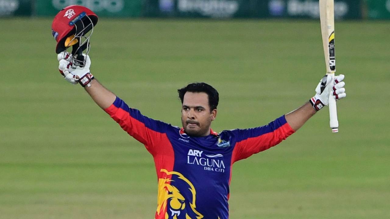 File photo: Sharjeel Khan's century carried Sindh to a strong total&nbsp;&nbsp;&bull;&nbsp;&nbsp;AFP via Getty Images