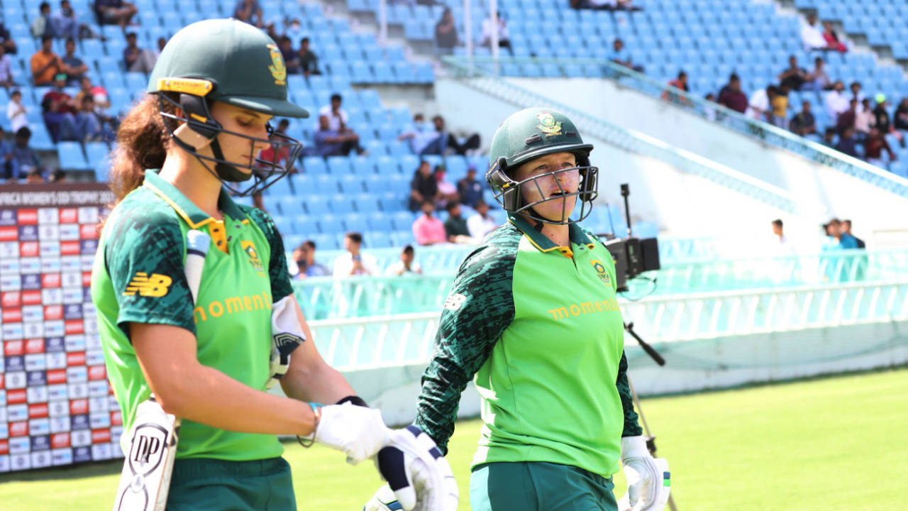 File photo: Laura Wolvaardt and Lizelle Lee were the stars of South Africa's thrilling win&nbsp;&nbsp;&bull;&nbsp;&nbsp;BCCI/UPCA