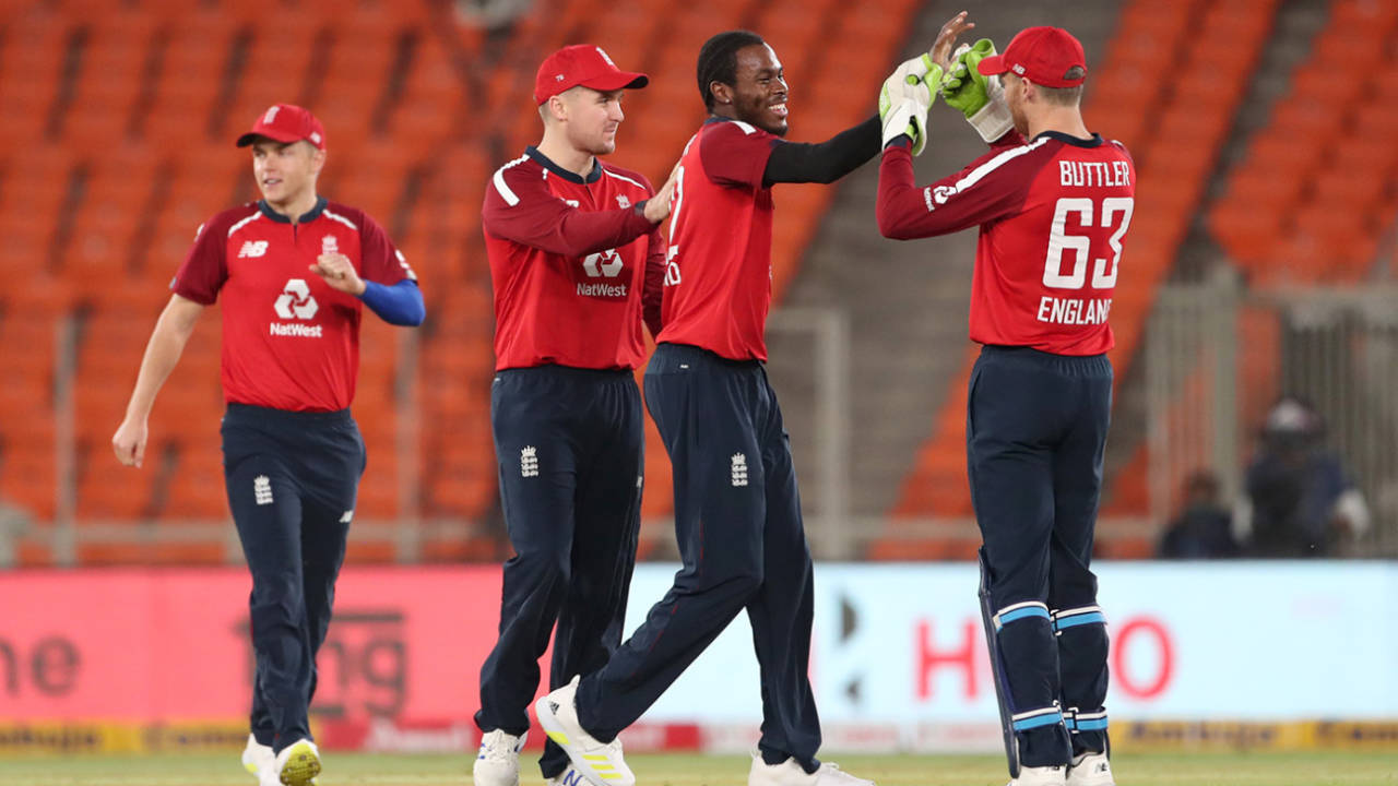 Jofra Archer played a full part in England's T20I series before returning home&nbsp;&nbsp;&bull;&nbsp;&nbsp;Getty Images
