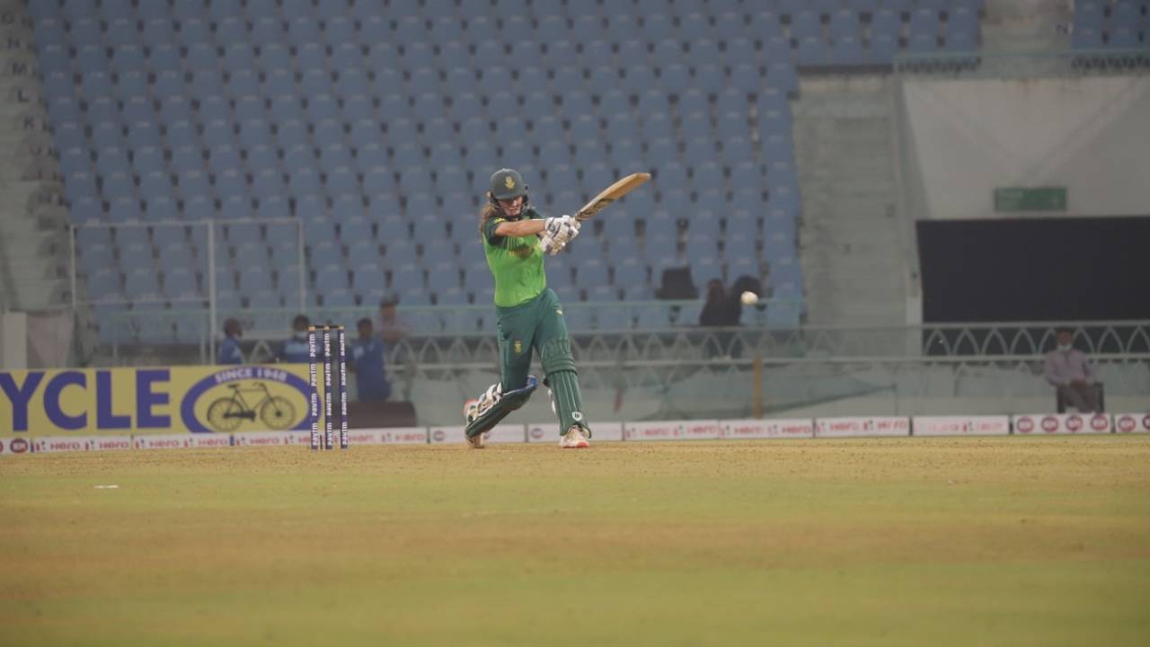 Laura Wolvaardt made 53 off 39 balls, India Women vs South Africa Women, 2nd T20I, Lucknow, March 21, 2021