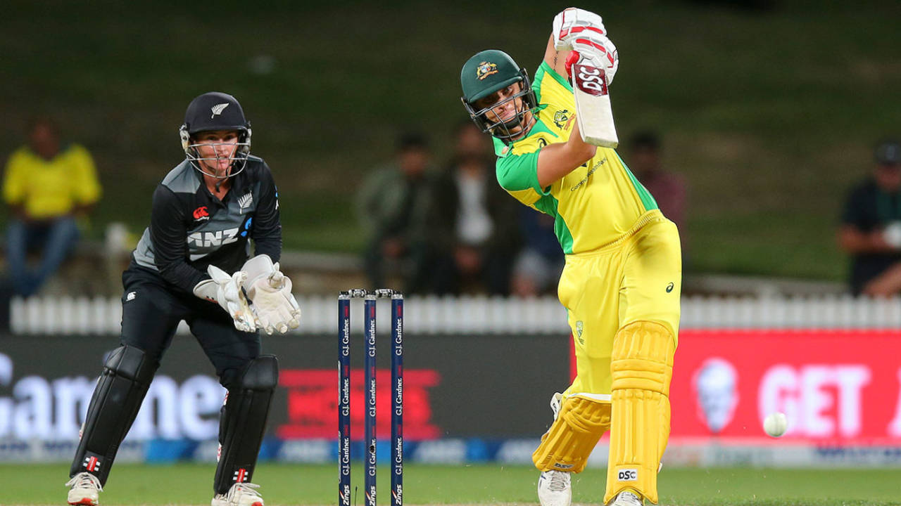 Ash Gardner guided Australia's chase, New Zealand vs Australia, 1st T20I, Hamilton, March 28, 2021