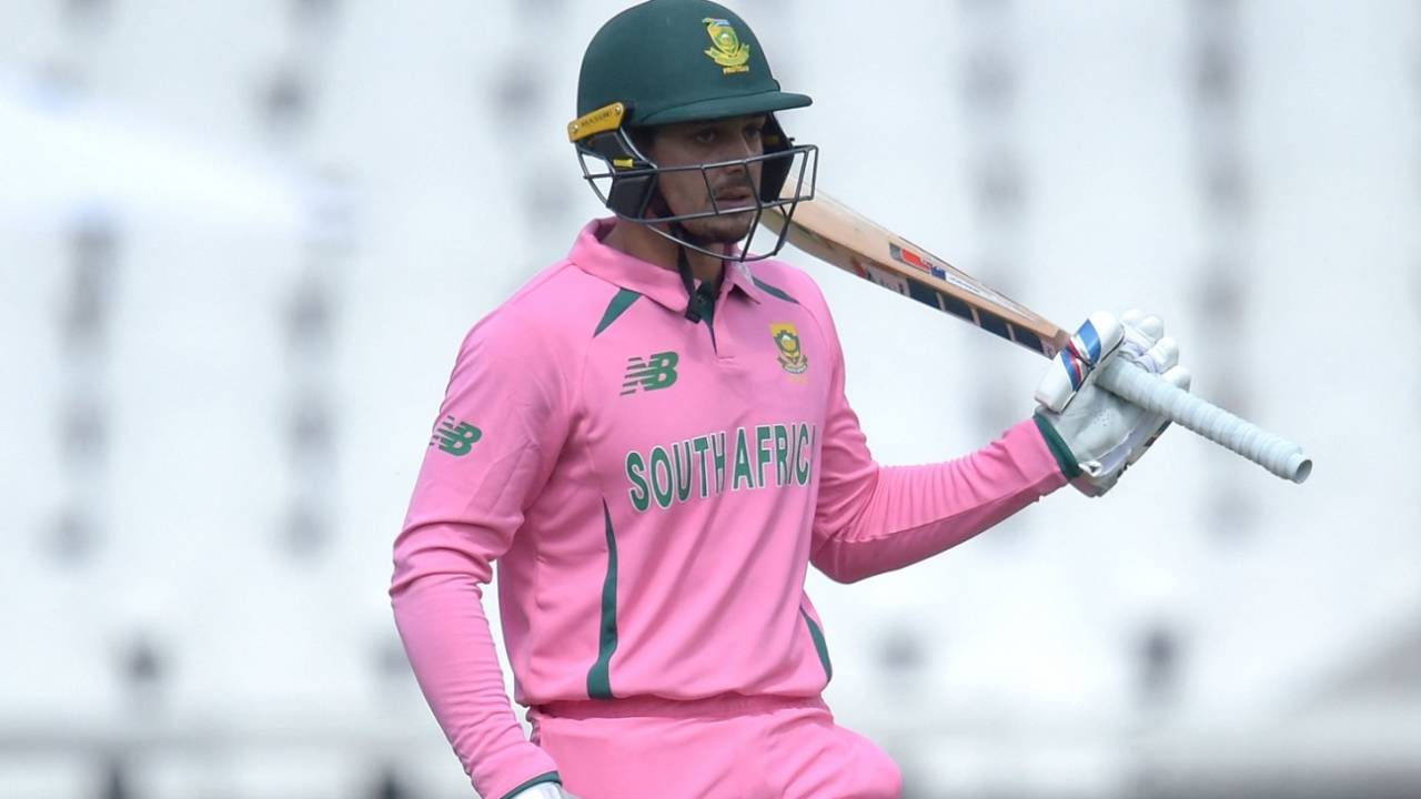 Quinton de Kock laid a strong foundation, South Africa v Pakistan, 2nd ODI, Johannesburg, April 4, 2021