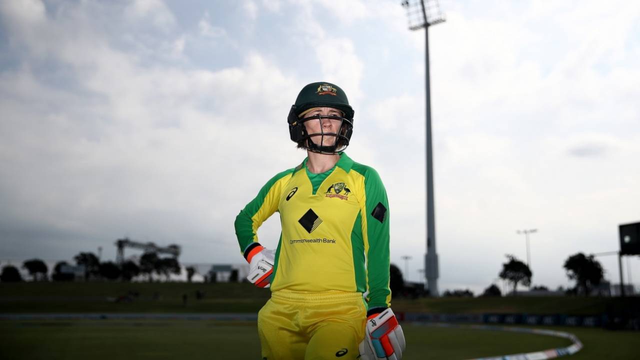 Rachael Haynes wears a pensive look, New Zealand vs Australia, Tauranga, April 07, 2021