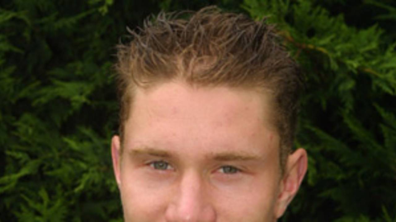 Portrait of Stephen Murdoch, January 2002 - New Zealand Under-19 player for the ICC Under-19 World Cup 2002.