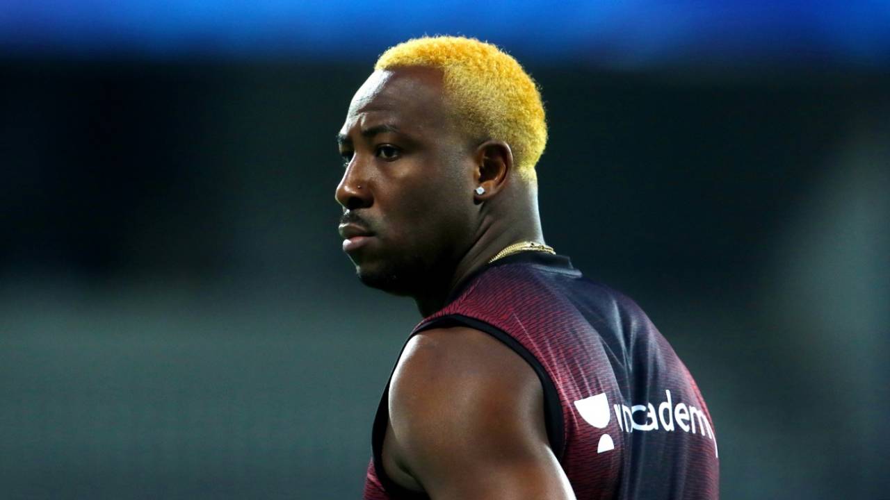 File photo: Andre Russell could hardly believe his eyes as he was run out on BPL 2022's opening day&nbsp;&nbsp;&bull;&nbsp;&nbsp;BCCI/IPL