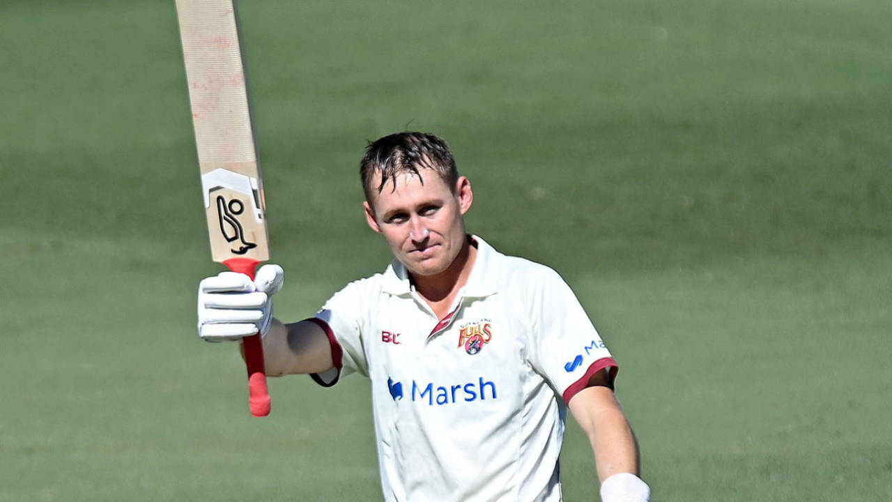 Another hundred: Marnus Labuschagne capped a prolific season, Queensland vs New South Wales, Sheffield Shield final, Allan Border Field, April 16, 2021
