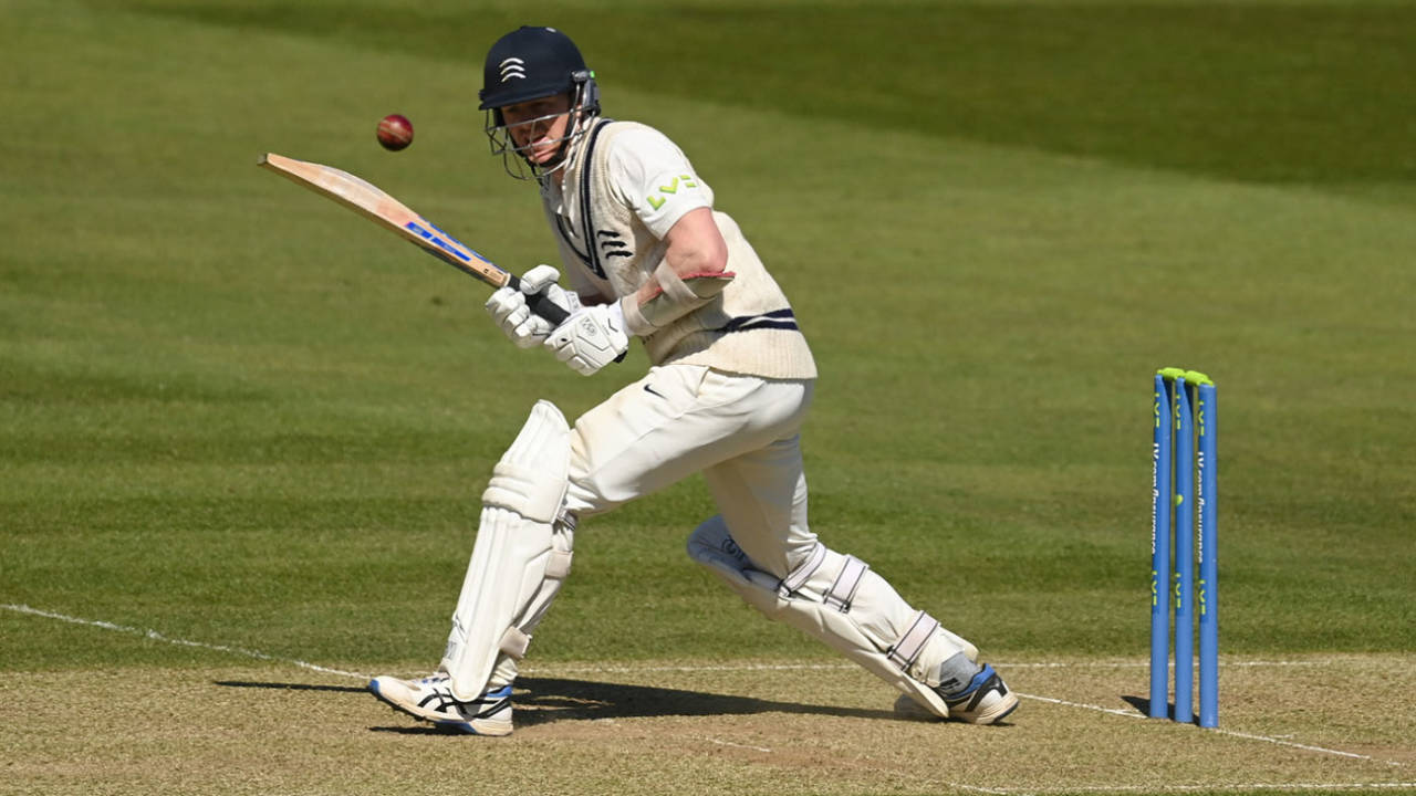 Sam Robson dug in to secure Middlesex's draw at Trent Bridge&nbsp;&nbsp;&bull;&nbsp;&nbsp;Getty Images
