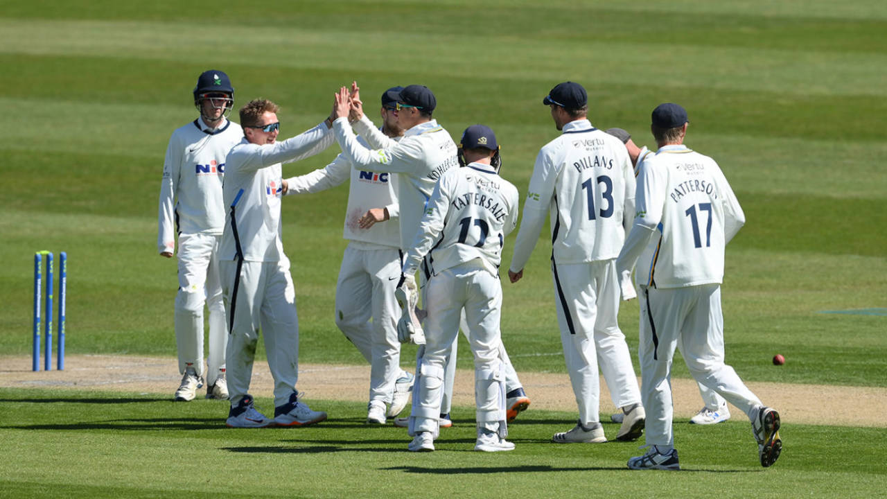 Dom Bess claimed his maiden five-for for Yorkshire against Sussex, Sussex v Yorkshire, LV= Championship, Hove, 3rd day, April 24, 2021