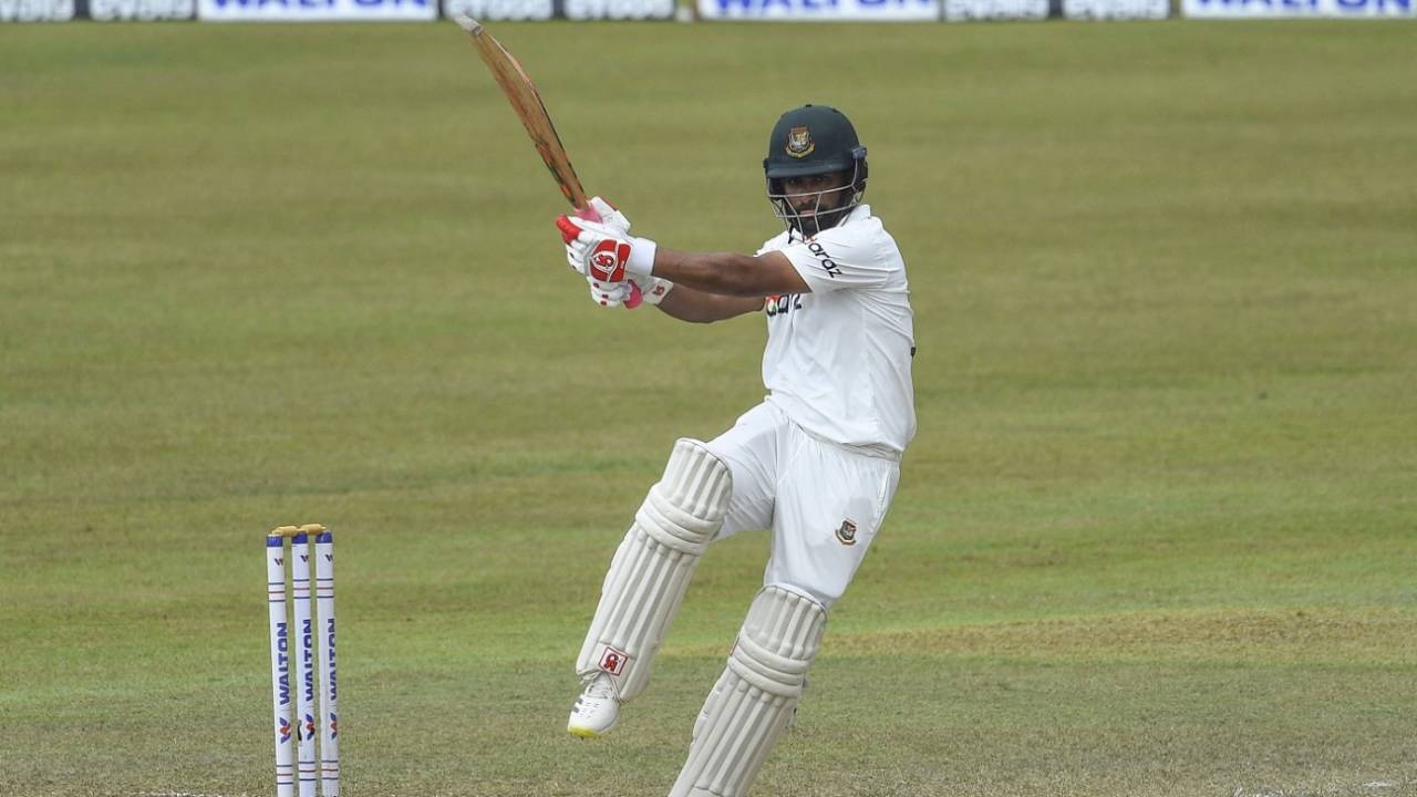 Tamim Iqbal followed up his first-innings 90 with a 98-ball 74*&nbsp;&nbsp;&bull;&nbsp;&nbsp;AFP/Getty Images