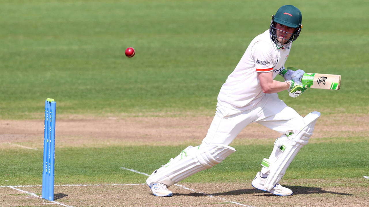 Sam Evans made a watchful start, Gloucestershire vs Leicestershire, LV= County Championship, Bristol, 1st day, April 29, 2021