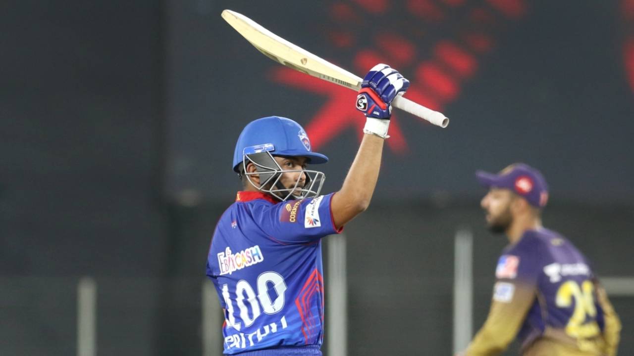 Prithvi Shaw slammed 50 off 18 balls, Delhi Capitals vs Kolkata Knight Riders, IPL 2021, Ahmedabad, April 29, 2021