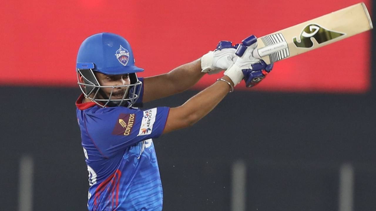 Prithvi Shaw was in red-hot form in the first half of IPL 2021&nbsp;&nbsp;&bull;&nbsp;&nbsp;BCCI/IPL