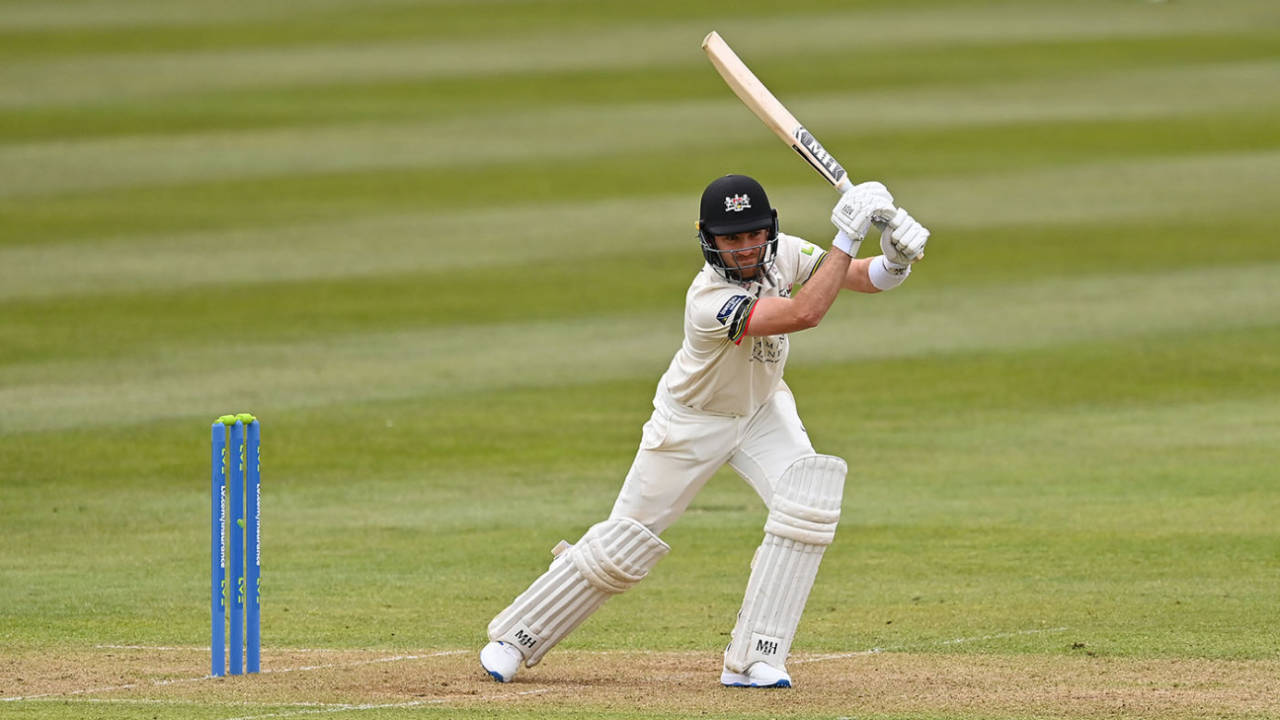 Tom Lace made a fine hundred to lead Gloucestershire's resistance&nbsp;&nbsp;&bull;&nbsp;&nbsp;Getty Images