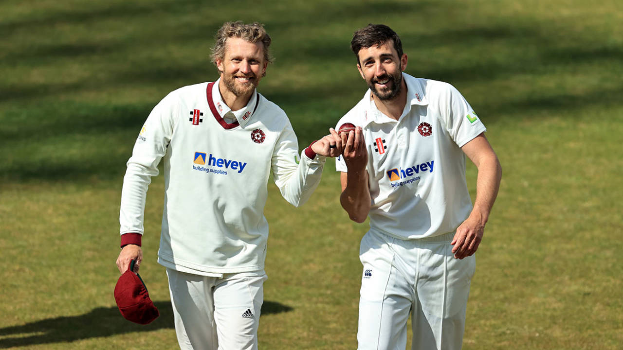 Gareth Berg and Ben Sanderson took five wickets each, LV= Insurance County Championship, Northamptonshire vs Sussex, 1st day, Wantage Road, May 6, 2021