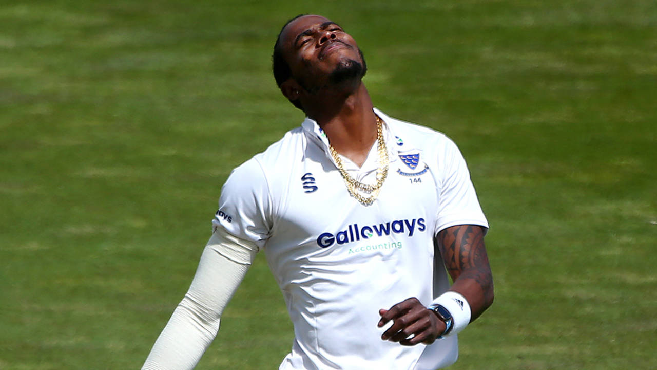 Jofra Archer bowled 29.2 overs for Sussex's 2nd XI last week, Sussex 2nd XI vs Surrey 2nd XI, Hove, Day 2, May 5, 2021