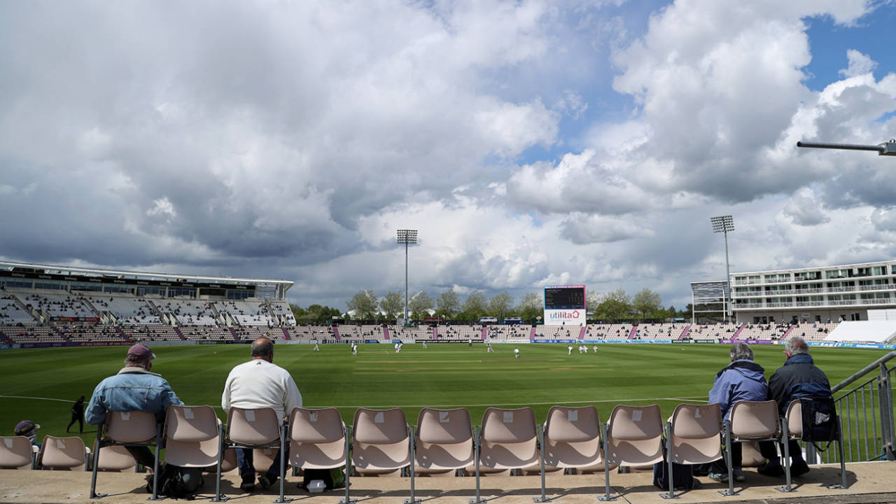 Fans enjoy a return to the stands, LV=Insurance County Championship, Hampshire vs Leicestershire, Ageas Bowl,  May 19, 2021