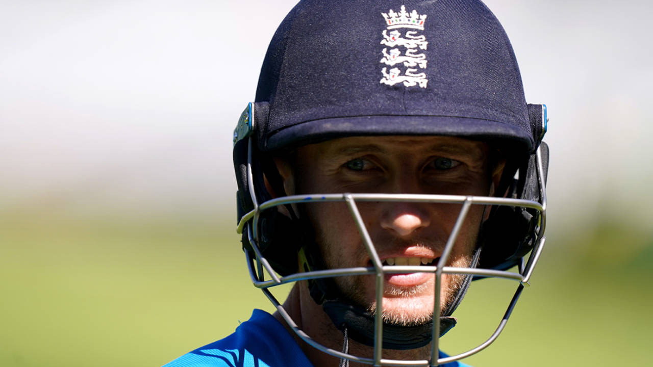Joe Root looks on in the nets, England training, Lord's, June 1, 2021