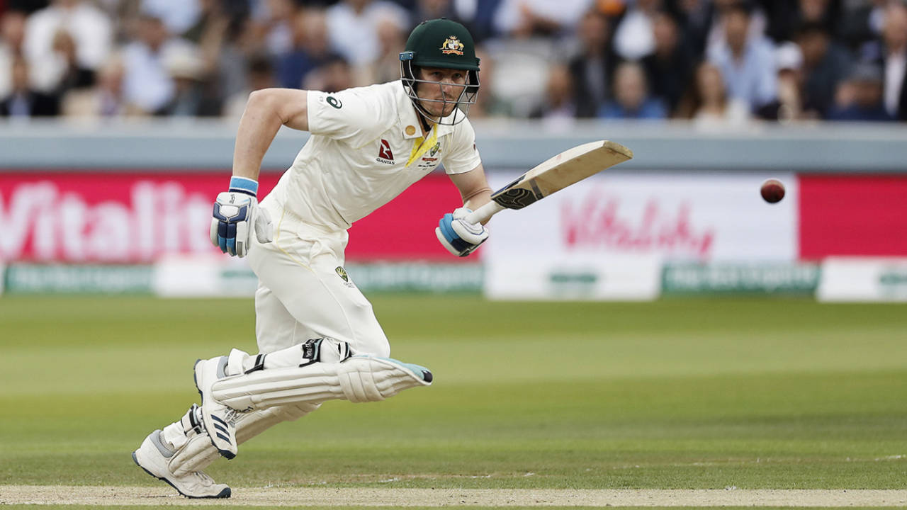 Cameron Bancroft takes a run, England v Australia, 2nd Test, Lord's, 3rd day, August 16, 2019