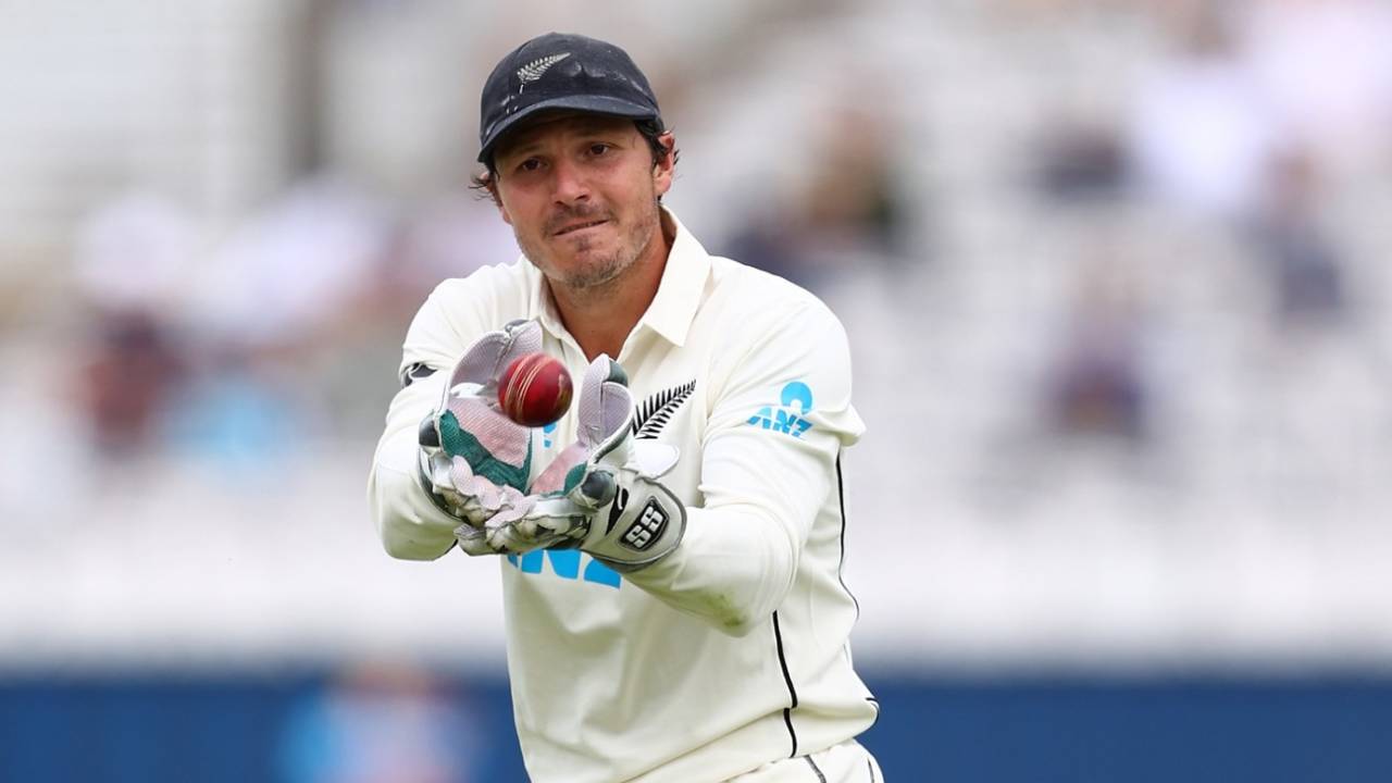 BJ Watling catches the ball, England vs New Zealand, 1st Test, Lord's, 5th day, June 6, 2021