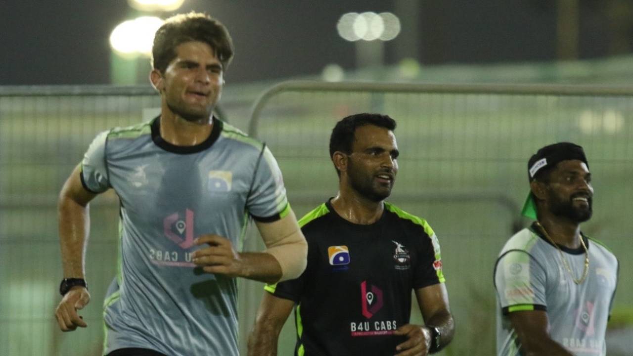 Pakistan's players, including Shaheen Shah Afridi, have had to adjust from the heat of the UAE to rain in England&nbsp;&nbsp;&bull;&nbsp;&nbsp;Lahore Qalandars