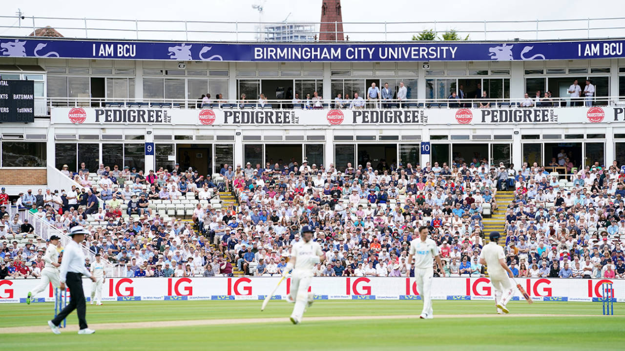 Fans returned to the Edgbaston stands for the New Zealand Test&nbsp;&nbsp;&bull;&nbsp;&nbsp;PA Images via Getty Images
