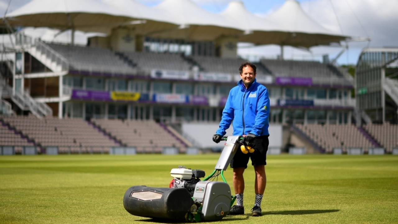 Simon Lee: "Pitch preparation for this Test is a little simpler as we are a neutral venue, we are guided by the ICC, but we all want is a good pitch that offers an even contest between the teams."&nbsp;&nbsp;&bull;&nbsp;&nbsp;Getty Images