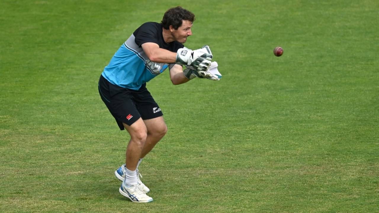 BJ Watling trains ahead of what will be his final Test match, India vs New Zealand, World Test Championship, final, Southampton, June 16, 2021