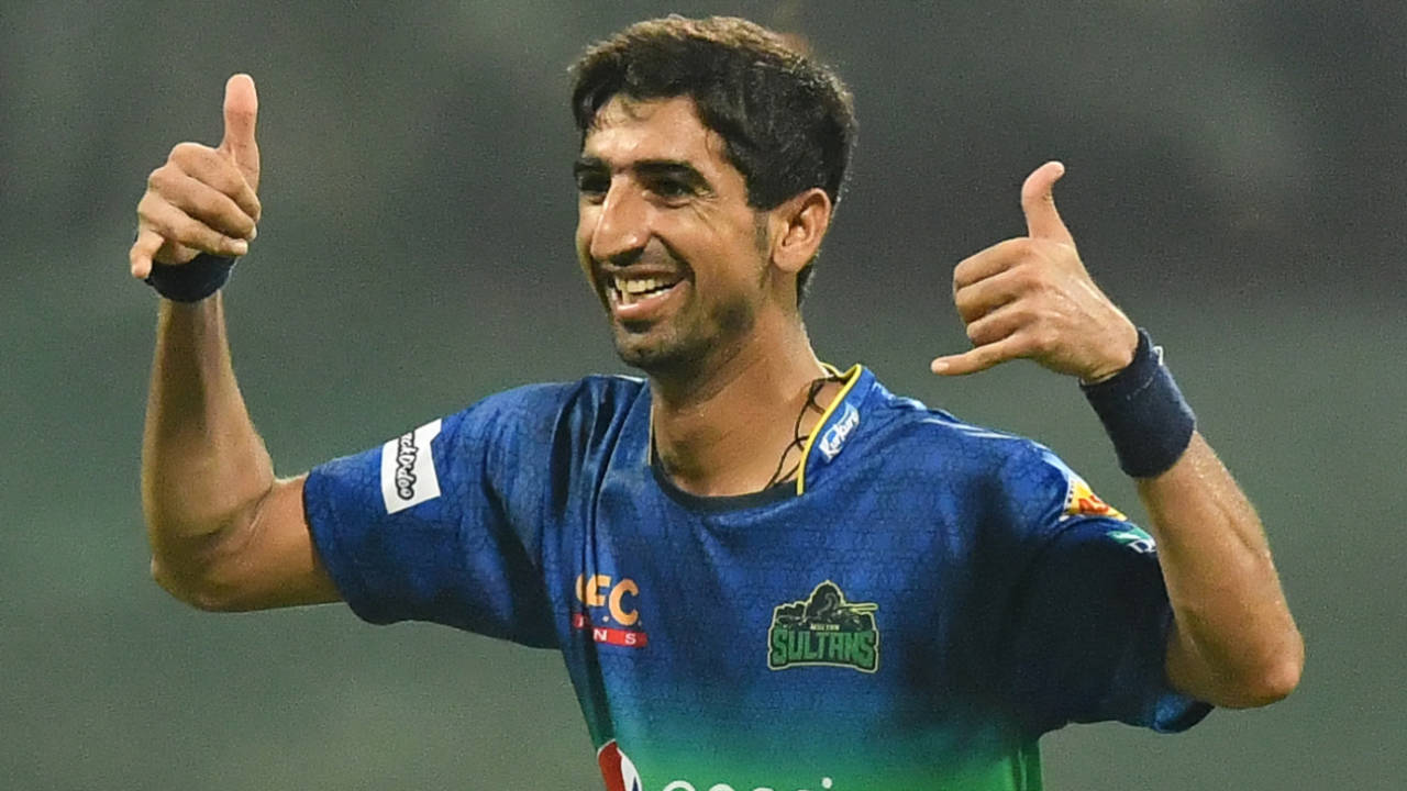 Shahnawaz Dahani celebrates a wicket&nbsp;&nbsp;&bull;&nbsp;&nbsp;PCB