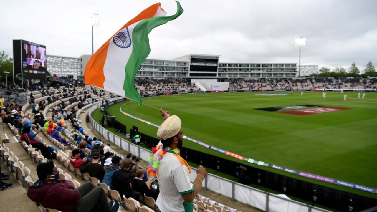 As per the rules, the WTC final could host a limited crowd of 4000 per day (25% capacity of the Ageas Bowl), India vs New Zealand, World Test Championship (WTC) final, 2nd day, Southampton, June 19, 2021