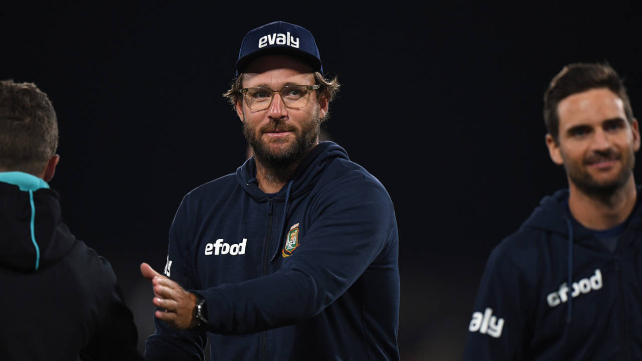 Daniel Vettori has been working as Bangladesh's spin consultant, New Zealand vs Bangladesh, 2nd ODI, Christchurch, March 23, 2021