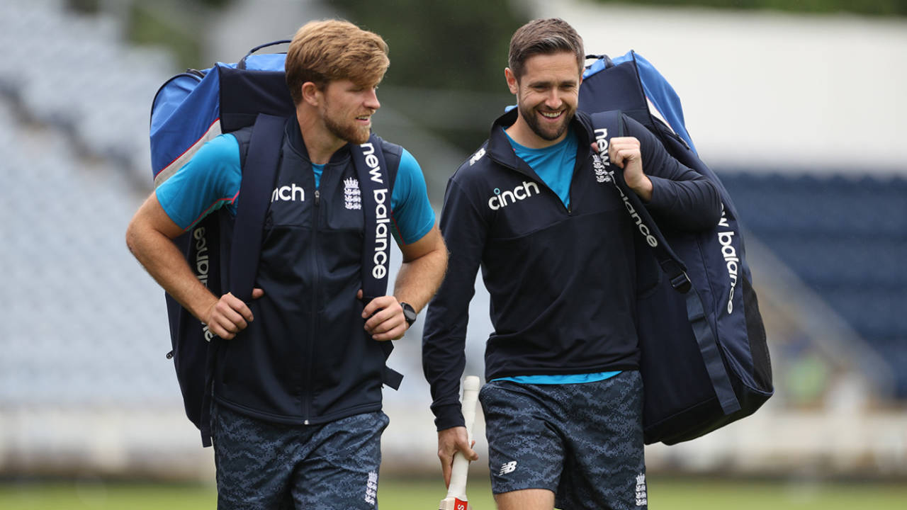David Willey and Chris Woakes are back in England's T20I squad, England training, Sri Lanka T20I series, Cardiff, June 20, 2021