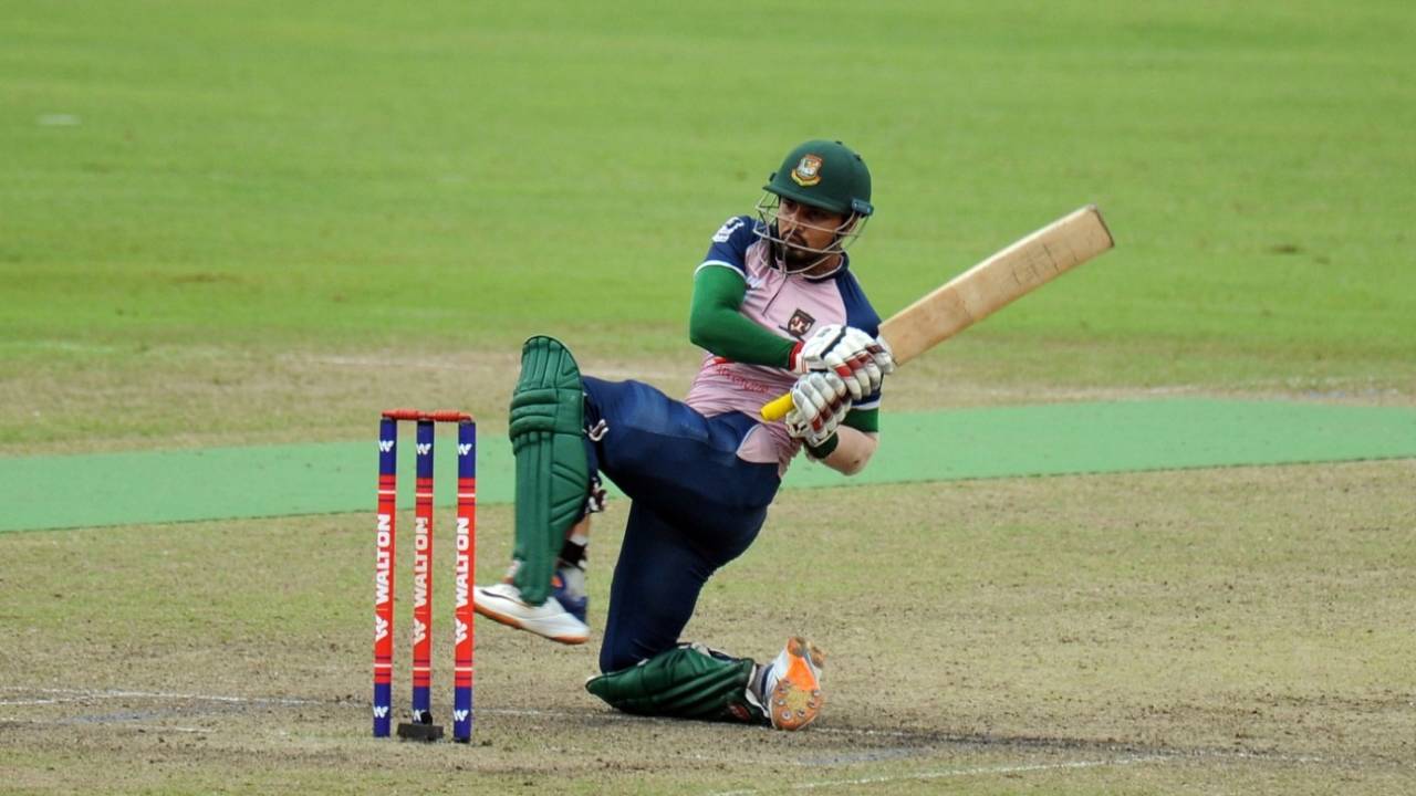 Nurul Hasan pulls one behind the wicket, Dhaka, June 24, 2021