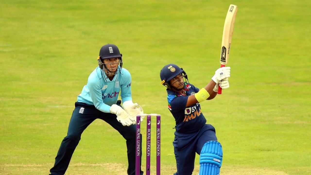 Punam Raut goes big, England Women vs India Women, 1st ODI, Bristol, June 27, 2021
