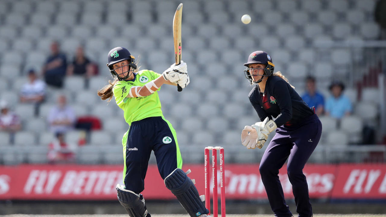 Lancashire Women beat Ireland in the first game of a T20 double-header at Emirates Old Trafford