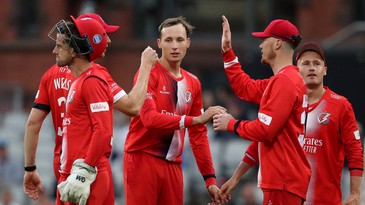 Tom Hartley was among the wickets, Lancashire vs Worcestershire, Emirates Old Trafford, Vitality Blast, July 1, 2021