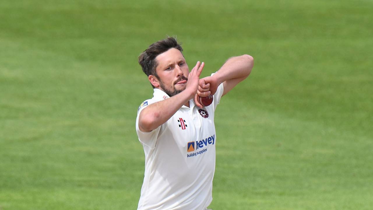 Simon Kerrigan claimed 5 for 39 for Northamptonshire, Northamptonshire vs Yorkshire, County Championship, Group Three, Wantage Road, July 6, 2021