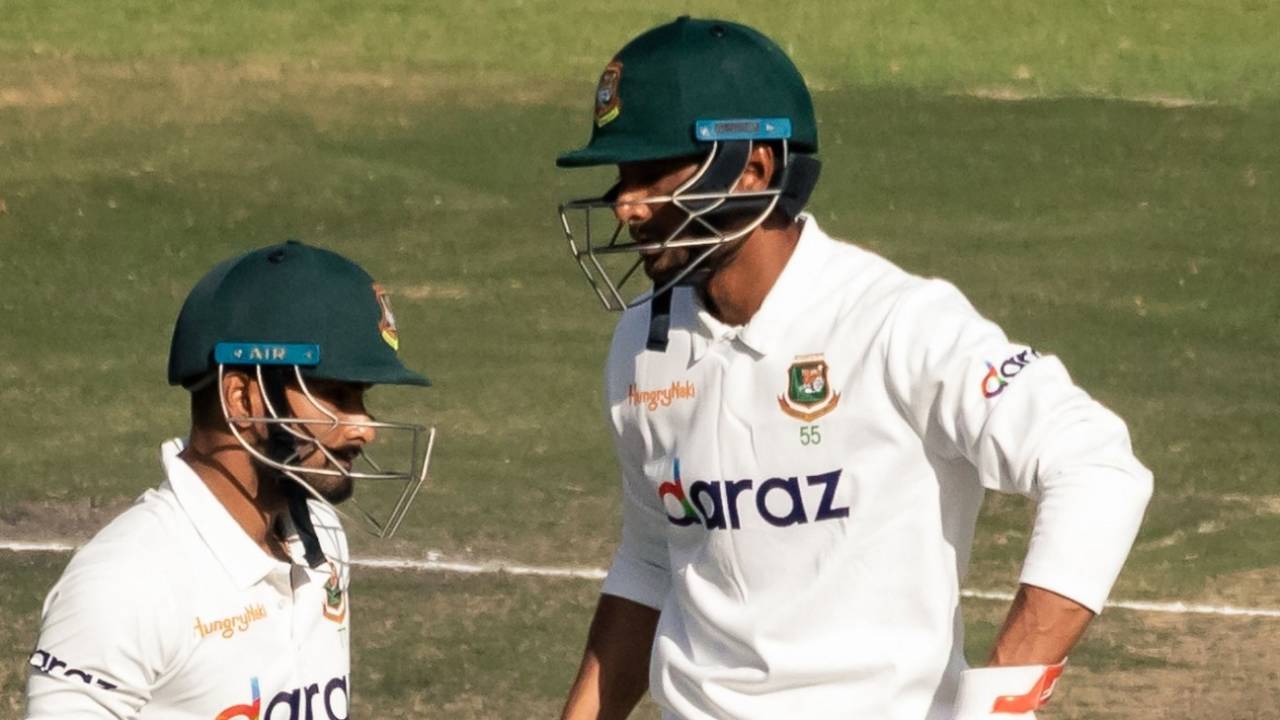 Liton Das and Mahmudullah added 138 for the seventh wicket, Zimbabwe v Bangladesh, Only Test, Harare, 1st day, July 7, 2021