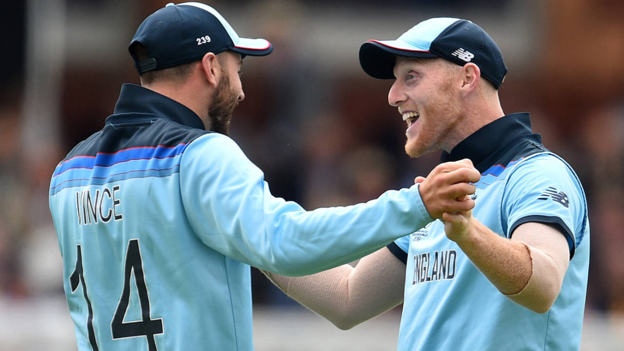 James Vince and Ben Stokes are the only 2019 World Cup winners in England's makeshift squad, England v New Zealand, World Cup 2019 final