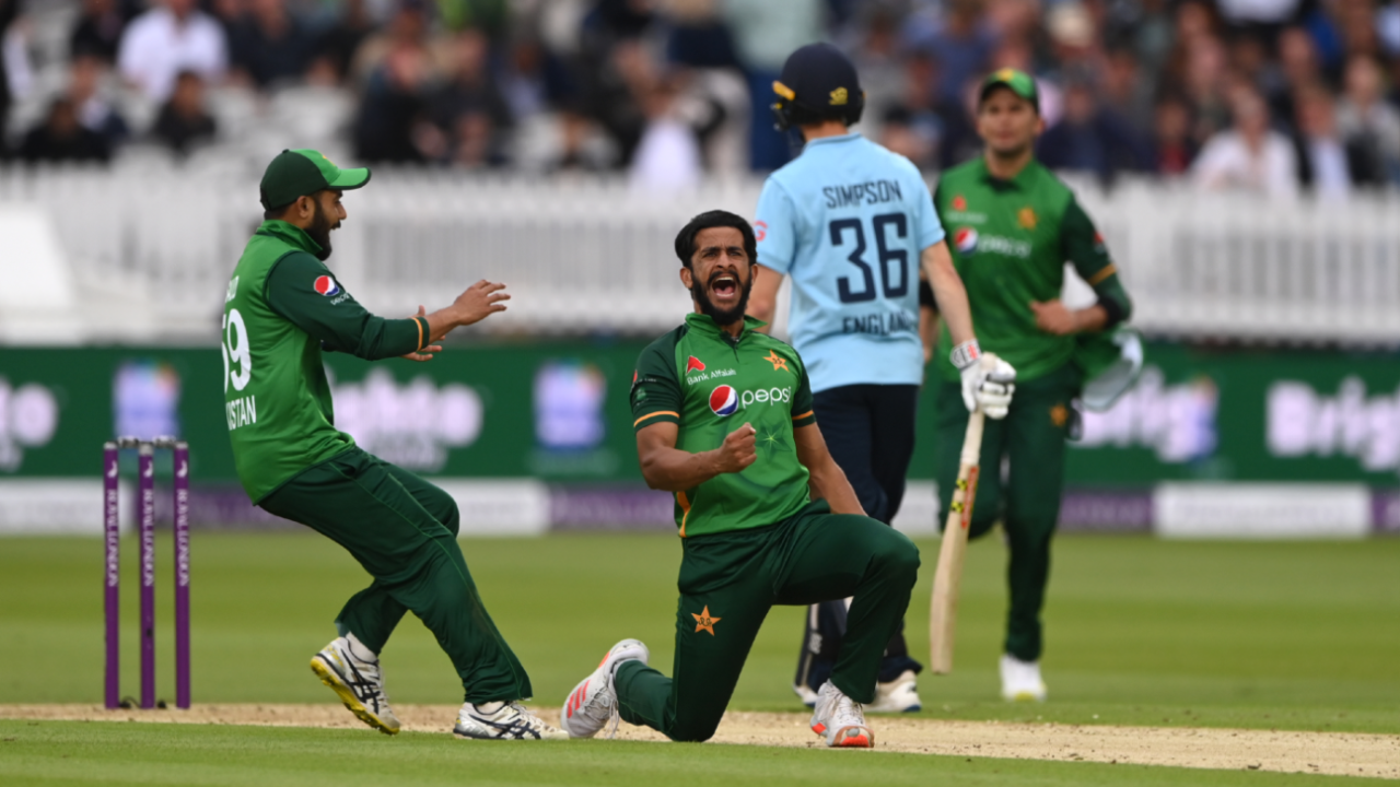 Hasan Ali ripped through England's middle order to lift Pakistan&nbsp;&nbsp;&bull;&nbsp;&nbsp;PA Photos/Getty Images