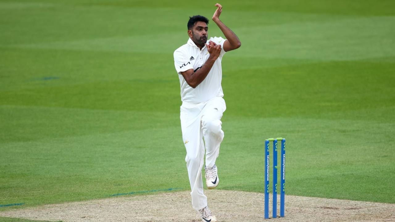 Brought in for just one game, R Ashwin opened the bowling for Surrey too&nbsp;&nbsp;&bull;&nbsp;&nbsp;Getty Images