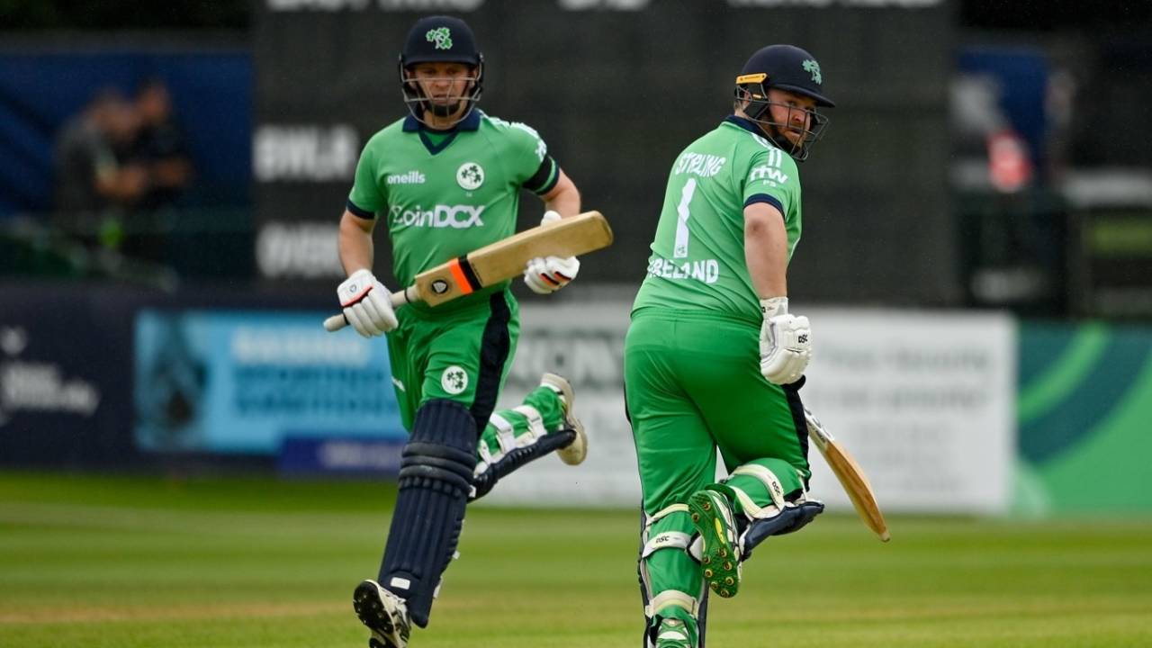 Paul Stirling and William Porterfield gave a solid start to Ireland in the first ODI&nbsp;&nbsp;&bull;&nbsp;&nbsp;Sportsfile via Getty Images