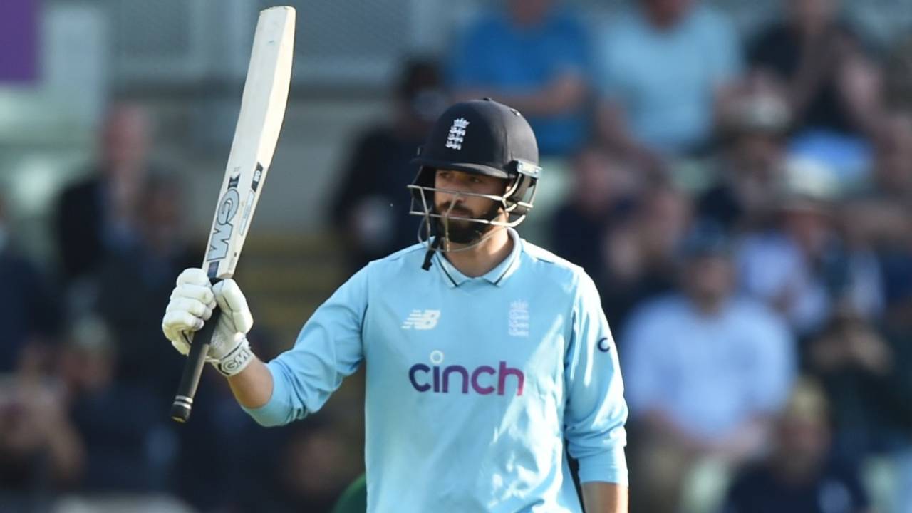 James Vince brings up his half-century to keep England in the chase, England vs Pakistan, 3rd ODI, Edgbaston, July 13, 2021